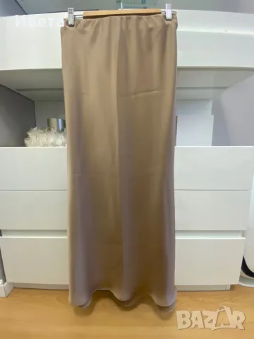 Сатенена пола Zara – чисто нова с етикет, снимка 3 - Поли - 56214105