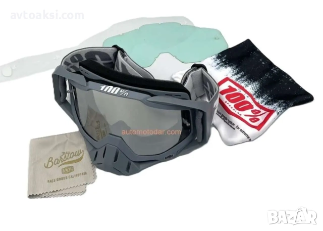 Очила мото крос/ендуро/атв 100% 6-цята, снимка 15 - Аксесоари и консумативи - 51811648