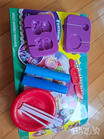Комплект за игра с пластелин, снимка 3 - Пластелини, моделини и пясъци - 53118320