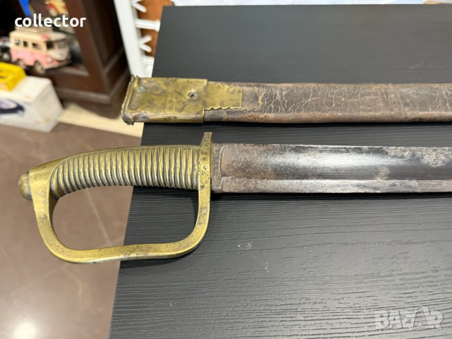 Френска пехотна сабя с кания. №7939, снимка 6 - Антикварни и старинни предмети - 53798168
