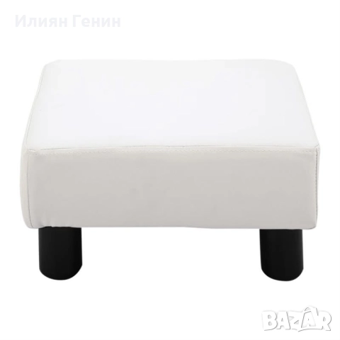 Табуретка HOMCOM с изкуствена кожа, снимка 10 - Столове - 52492528