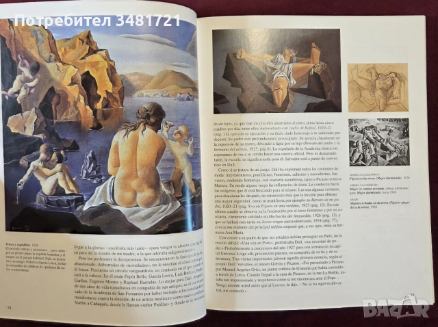 Дали - живот, вдъхновение и произведения / Dalí, снимка 5 - Енциклопедии, справочници - 53748714