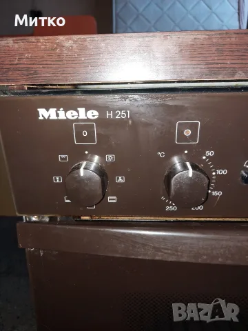 Готварска печка Миеле MIELE H 251 с керамични котлони вградена в Шкаф от МДФ, снимка 3 - Печки, фурни - 56184735