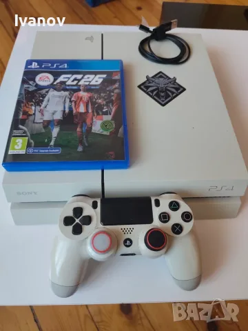 Sony PlayStation 4 500GB Glacier White (Бял) + EA Sports FC 26