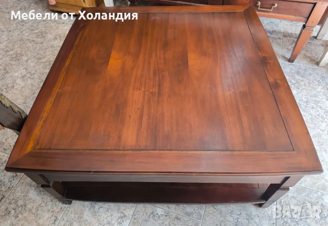 Квадратна холна маса от масив, снимка 9 - Маси - 55736045
