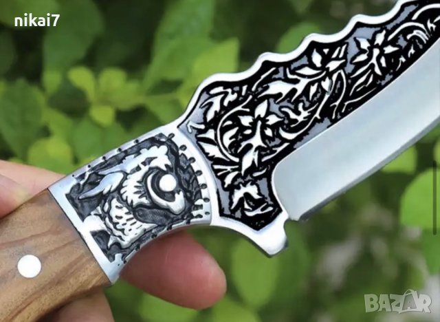 ловен нож за дране на животни тактически военен подходящ за ловец, снимка 12 - Ножове - 42117934