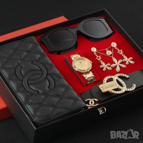 подаръчни комплекти louis vuitton gucci christian dior lacoste , снимка 5 - Подаръци за жени - 51395303