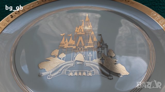 Голяма позлатена чиния Walt Disney World, снимка 4 - Декорация за дома - 35755327