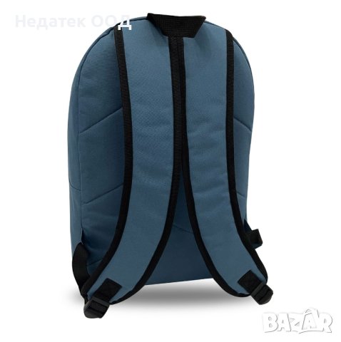 Ученическа раница, Benetton, Grey & Petrol, 28x10.5x42 см, Петрол, снимка 2 - Раници - 41871646
