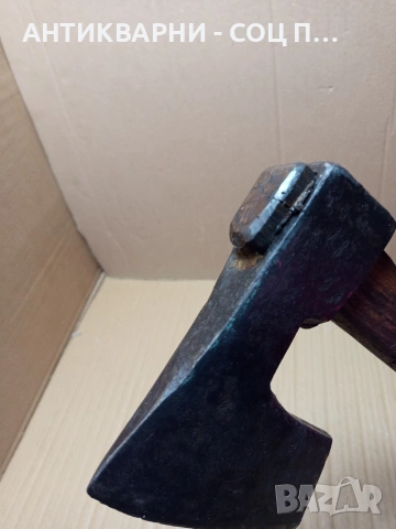 Соц Стара Ръчно Кована Масивна Брадва 1.700кг. НОМЕР 664., снимка 9 - Антикварни и старинни предмети - 53328897