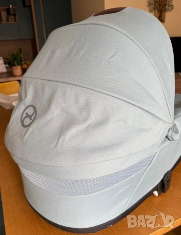 Бебешки кош за новородено Cybex Cot S Lux 2024 Stormy blue, снимка 6 - Детски колички - 53698175