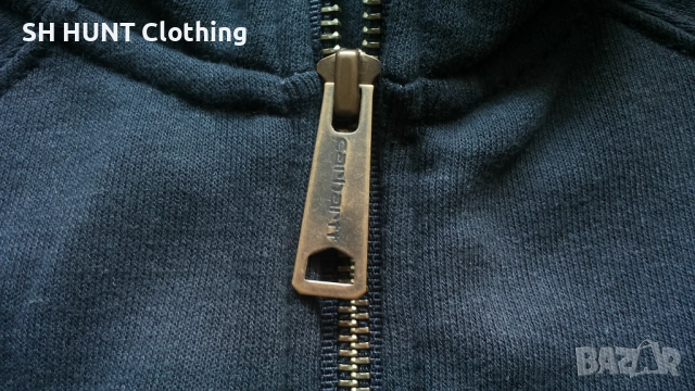 Carhartt Midweight Zip Front Sweatshirt K350 размер S Горница W4-334, снимка 6 - Суичъри - 51993825