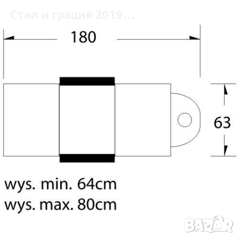 Стол за педикюр A 210C 180 х 63/73 х 64/80 см - бял, снимка 6 - Педикюр и маникюр - 44402988