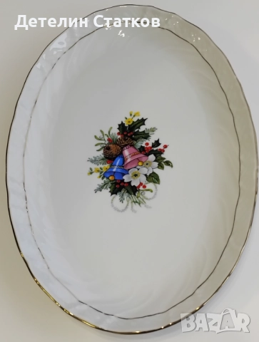 Порцеланово винтидж плато