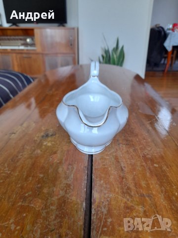Стара порцеланова сосиера #3, снимка 2 - Антикварни и старинни предмети - 40360233