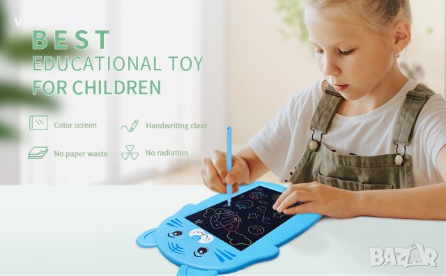 ТАБЛЕТ ЗА ПИСАНЕ И РИСУВАНЕ, 9.0 ИНЧА, GreBean LCD TABLET