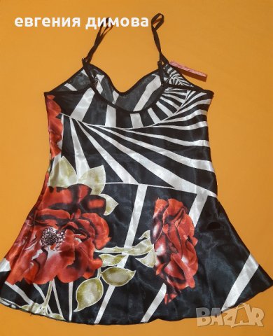 Дамска сатенена пижама , снимка 4 - Пижами - 41686968