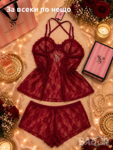 Victoria's Secret Дамска Пижама🔝Дамска Нощница - Различни Цветове Код SK2008, снимка 2 - Пижами - 55740707