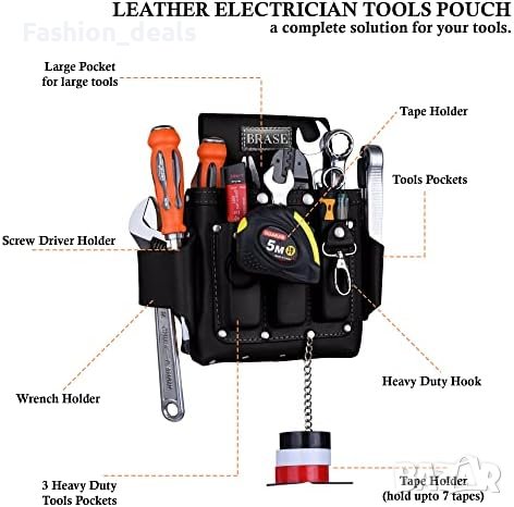 Нова Кожена чанта за инструменти/Органайзер Съхранение Калъф Подарък , снимка 2 - Други инструменти - 41187531