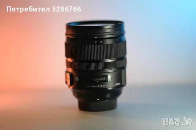 Продавам Sigma 24–70mm f/2.8 DG OS HSM Art за Nikon - 750 €, снимка 2 - Обективи и филтри - 55956281