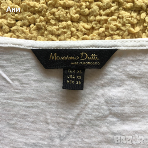 Блуза с къс ръкав Massimo dutti, снимка 2 - Потници - 36270776