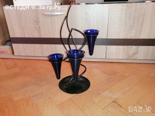 Свещник за 3 свещи