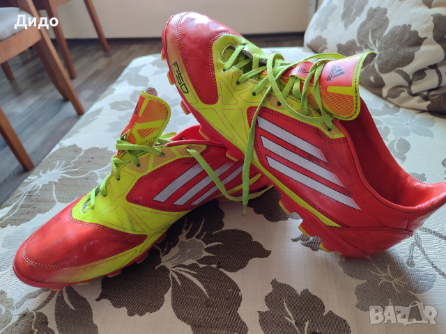 Футболни обувки калеври Adidas F50 номер 45 1/3, снимка 1 - Футбол - 44597700
