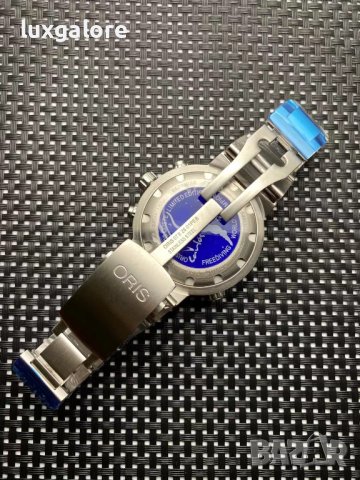 Мъжки часовник ORIS Carlos Coste Chronograph Limited Edition с кварцов механизъм, снимка 3 - Мъжки - 44174491