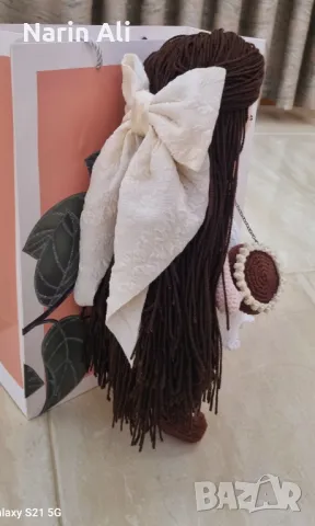 Ръчно плетена кукла, снимка 4 - Кукли - 49520718