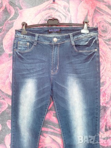 Miss Cherry Тъмно сини дамски дънки ХЛ+, снимка 4 - Дънки - 41390718