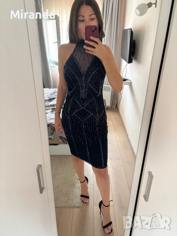 Рокля Lipsy London с пайети S, снимка 3 - Рокли - 51544468