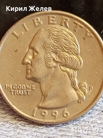 Три монети QUARTER DOLLAR UNITED STATES of AMERICA за КОЛЕКЦИЯ 51901, снимка 9 - Нумизматика и бонистика - 52387782