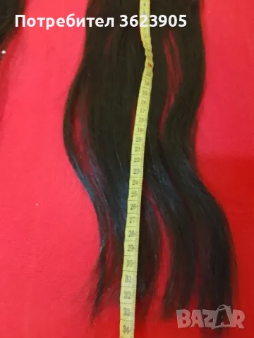 естествени удължения коса, снимка 13 - Аксесоари за коса - 49011290