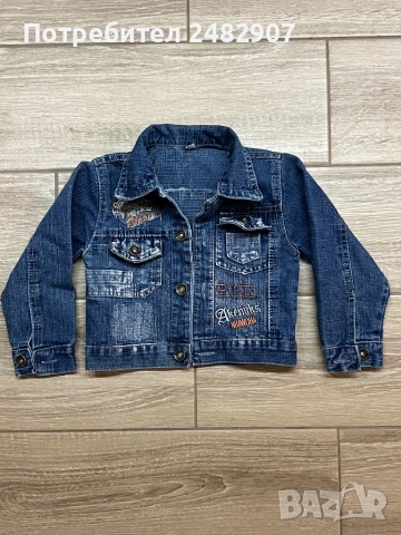 Детско дънково яке, снимка 2 - Детски якета и елеци - 53463054