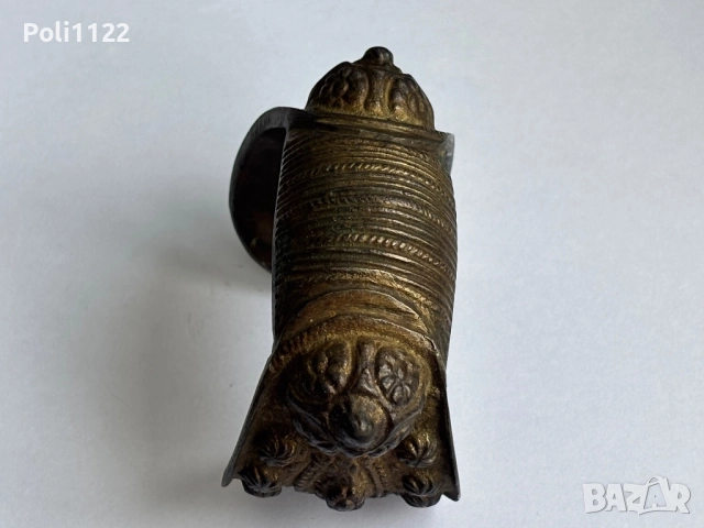 Възрожденска гривна рогатка, снимка 2 - Антикварни и старинни предмети - 51744749