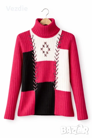 Цветен пуловер