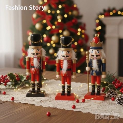 Дървена Коледна фигурка – Малък детайл, голям празничен уют, снимка 4 - Декорация за дома - 52528926