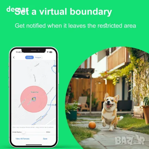 GPS тракер за кучета, Проследяване на местоположението в реално време, Работи с абонамент, снимка 2 - За кучета - 50021721