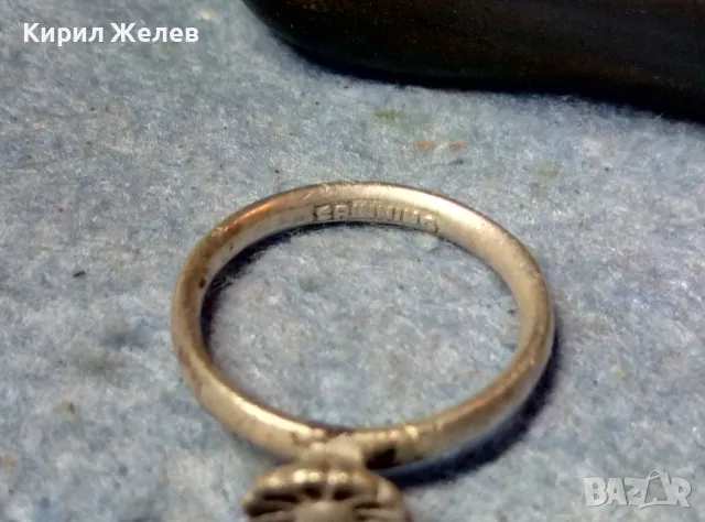 SPINNING Марков СРЕБЪРЕН ПРЪСТЕН СРЕБРО 925 с ЩЕМПЕЛ на БИЖУТЕРА БУТИКОВО БИЖУ РЪЧНА РАБОТА 38596, снимка 10 - Пръстени - 49153627