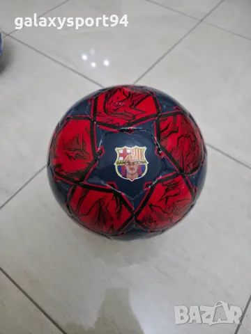Топка Ямал червена с лице Barcelona Шампионска лига 2027 Lamine Yamal