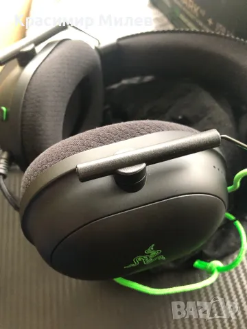 Геймърски слушалки Razer BlackShark V2 + USB Sound Card- Черни, снимка 4 - Слушалки за компютър - 49517535