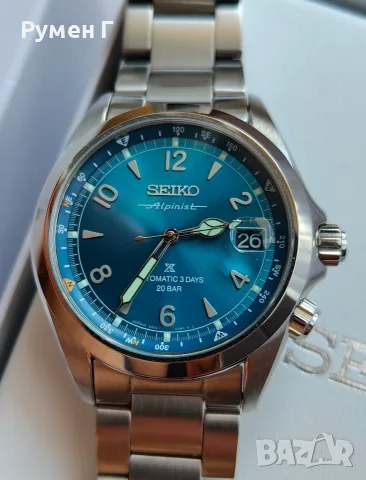 Нов Seiko Prospex Alpinist SPB503J1 "Tealpine" – Пълен Комплект + Гаранция, снимка 2 - Мъжки - 55846764