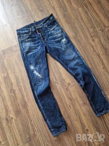 Страхотни мъжки дънки DSQUARED2 размер 48, снимка 2 - Дънки - 53780280