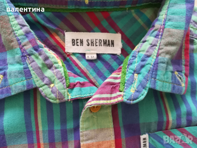 Детска риза Ben Sherman, снимка 2 - Детски ризи - 36474171