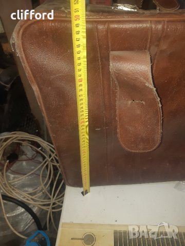 Стар кожен куфар, снимка 2 - Други стоки за дома - 42473790