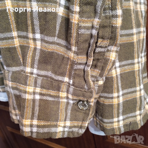 PATTON XXL MADE IN ITALY plaid hiking shirt ловно-туристическа риза, снимка 7 - Ризи - 53373054