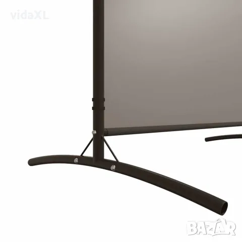 vidaXL Параван за стая, 4 панела, антрацит, 346x180 cм, текстил, снимка 6 - Паравани - 56147224
