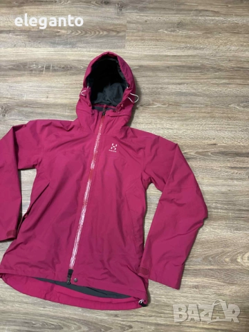 Висок клас Hard Shell дамско яке HAGLOFS GoreTex 28.000мм Lepus Jacket , XS размер, снимка 4 - Якета - 52827003
