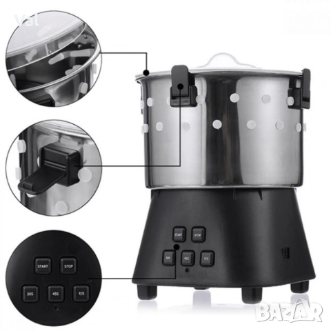 Машина за скубане на пъдпъдъци 12V, 220V 15W, снимка 3 - Други стоки за дома - 53761420