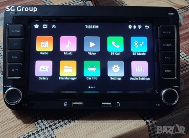 Мултимедия 7" 2-DIN с Android 12 за Volkswagen,SEAT,Skoda,Android auto, снимка 3 - Аксесоари и консумативи - 44017104